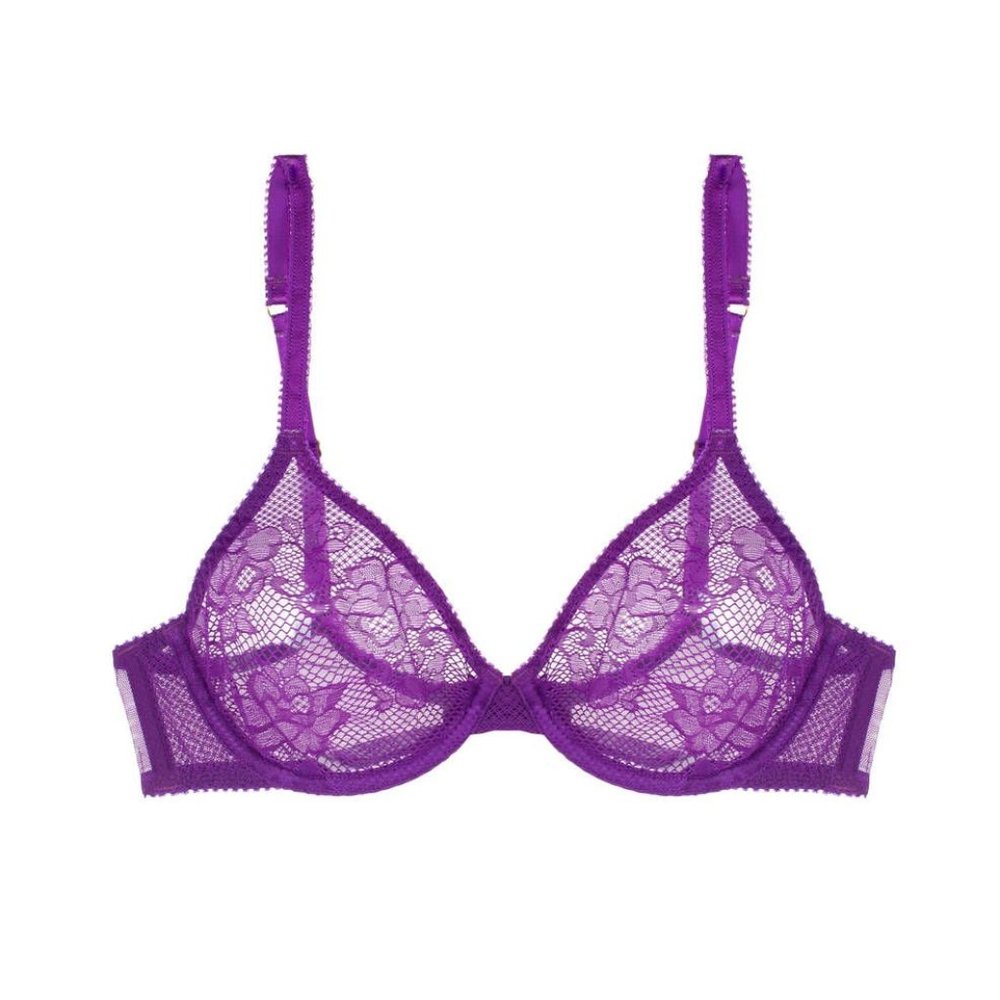 NWT L’Agent by AP Layla Lace Wire Plunge Bra
